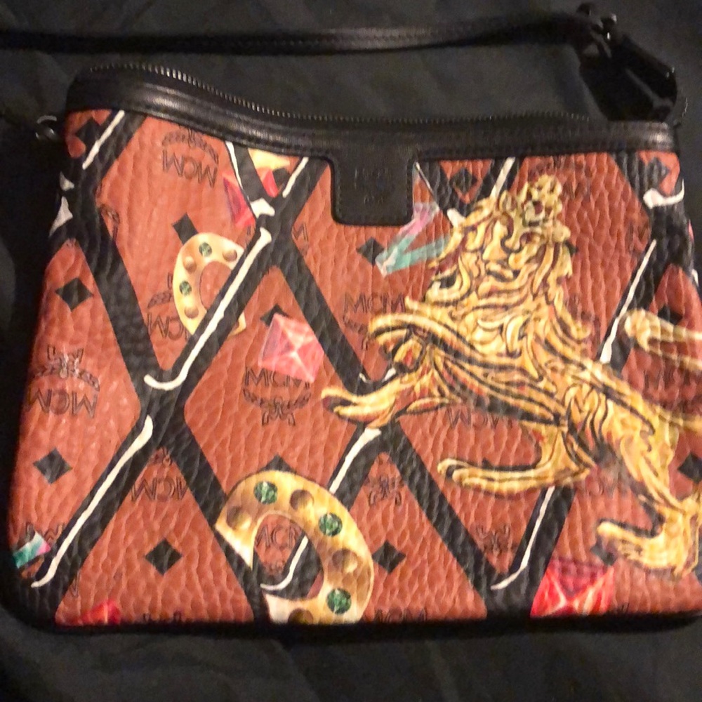 MCM Authentic Reversible Coated Canvas Shopper